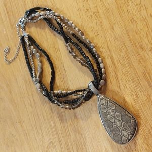 Premier Designs "Rich and Famous" necklace + removable enhancer